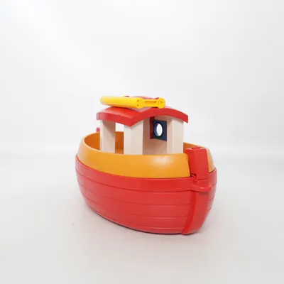 Leksaksbåt (Röd, Gul, Grå) från Playmobil