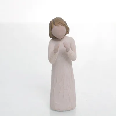 Figurin (Vit) från Willow Tree