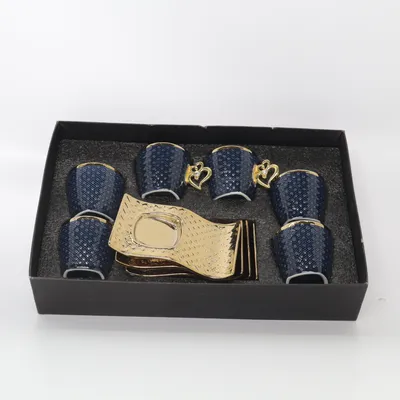 Tableware (Blue, Gold)