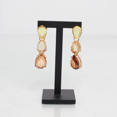 Oorbellen (Geel, Bruin) van Glitter Onbekend materiaal