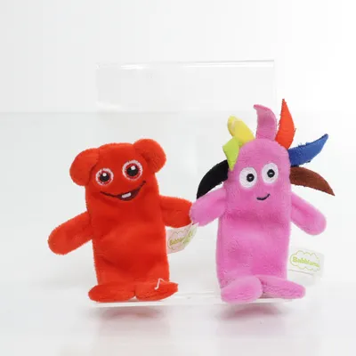 Fingerdocka (Röd, Flerfärgad) från Babblarna