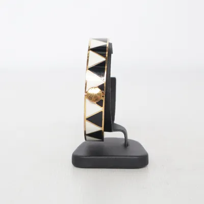 Bracelet (Gold, Black, White) from Skultuna Unknown metal