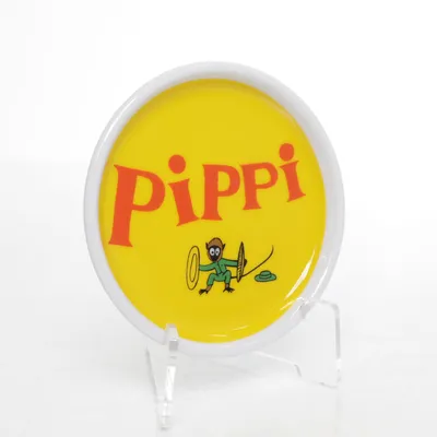Tallrik (Gul, Flerfärgad) från Pippi