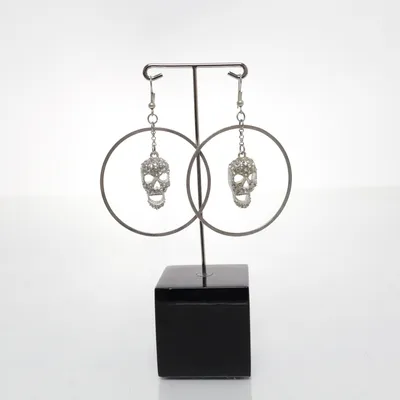 Øreringe (Sølv) Ukendt metal