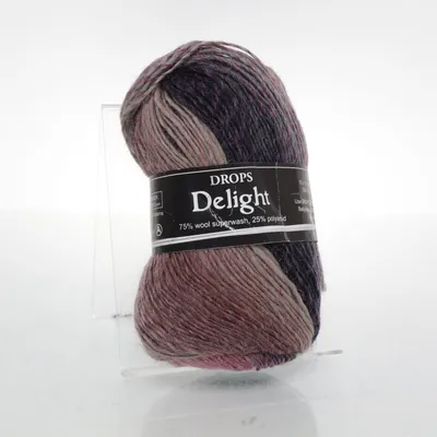 Garn (Grå, Flerfärgad) från Drops