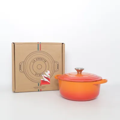 Gietijzeren braadpan (Oranje) van Le Creuset