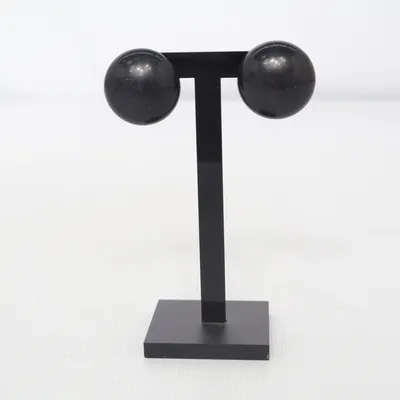 Clips øreringe (Sort) Ukendt metal