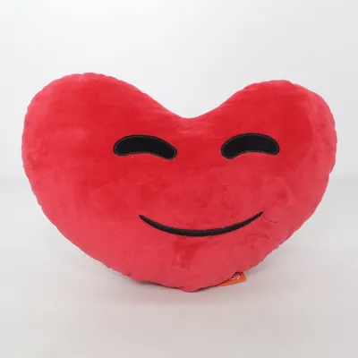 Prydnadskudde (Röd) från Emoji