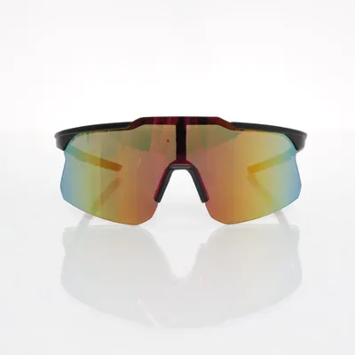Sportbril (Zwart, Rood)