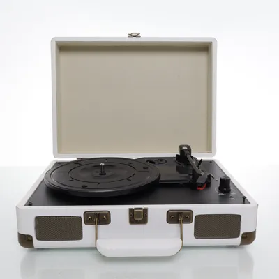 Platenspeler (Wit, Zwart)