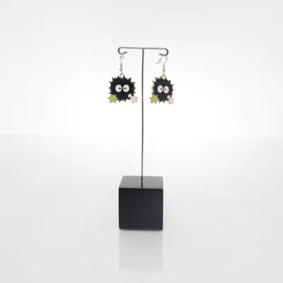 Örhängen (Svart, Flerfärgad) Okänd metall