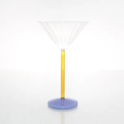 Martini glass (Purple, Yellow, Transparent) from &k Amsterdam