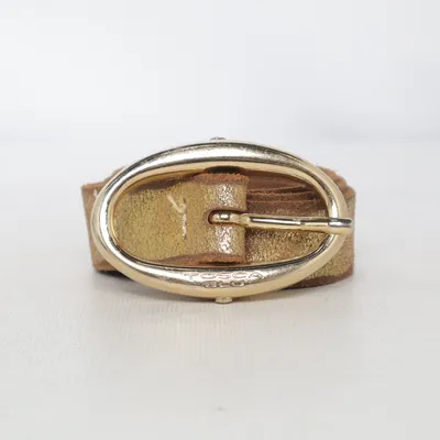 Belt (Brown, Gold) from Tosca Blu