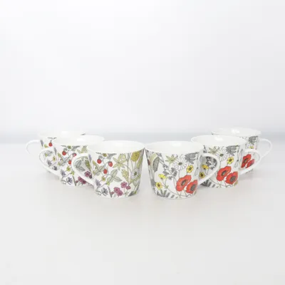Tasse (Blanc, Multicolore) de Hemtex