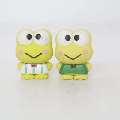 Leksaksfigur (Keroppi) från Sanrio