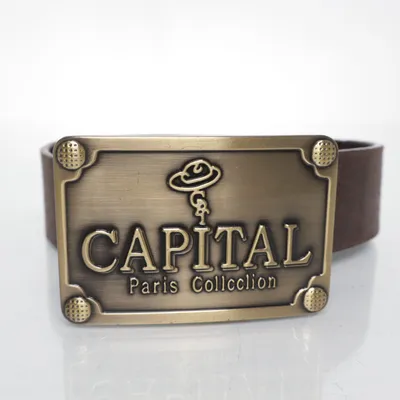 Bälte (Brun, Guldfärgad) från Capital