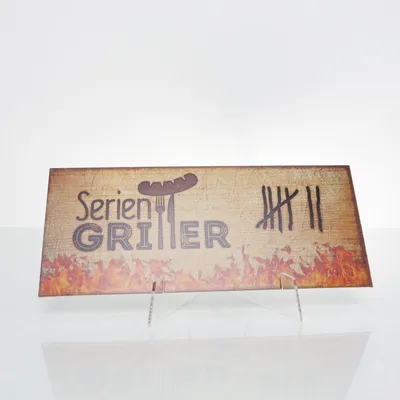 Skylt (Brun, Flerfärgad) från Geschenkfuerdich