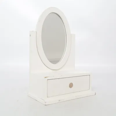 Makeup spejl (Hvid) fra KiK