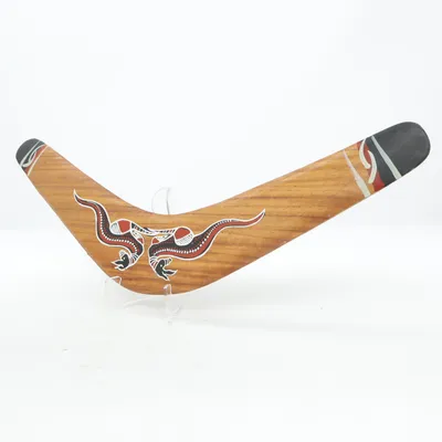 Boomerang (Brun, Svart, Röd)