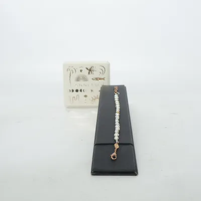 Armband (Weiß, Gold) von Anni Lu Unbekanntes Metall