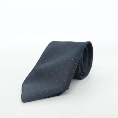 Cravate (Bleu, Rouge) de Texturé