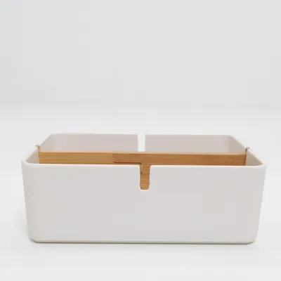 Serving platter (White, Brown) from Delta-Sport