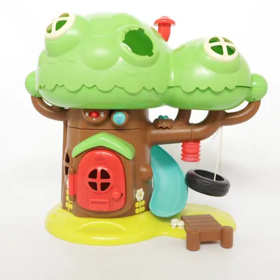 Dollhouse (Green, Multicolored) from Top-Toy