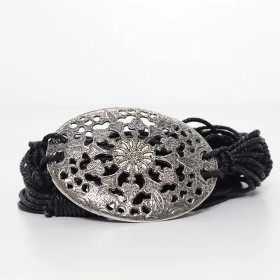 Belt (Black, Silver)