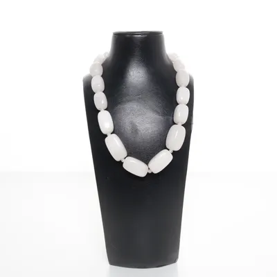 Necklace (White) from Bijou Brigitte Unknown metal