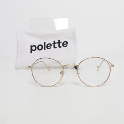 Glasses (Gold, Transparent) from Polette