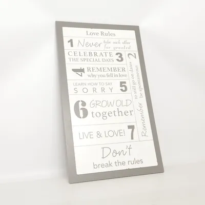 Sign (White, Black)