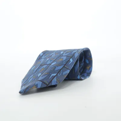 Cravate (Bleu, Multicolore) de Marja Kurki Soie