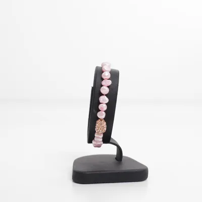 Armband (Roze, Zilver, Goud) van Pearls for Girls Onbekend materiaal