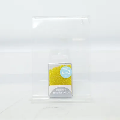 Plastpärlor (Gul) från Panduro