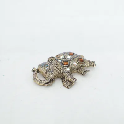 Broche (Brun, Flerfarvet) Ukendt metal