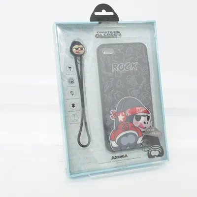 Telefoonhoesje (Zwart, Rood, Wit) van Adoonga