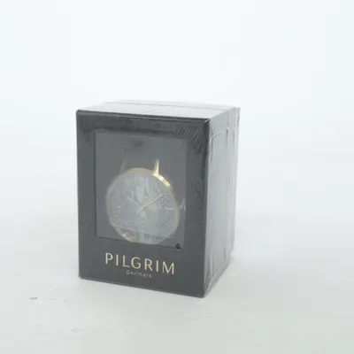 Armbåndsur (Sort, Guld) fra Pilgrim