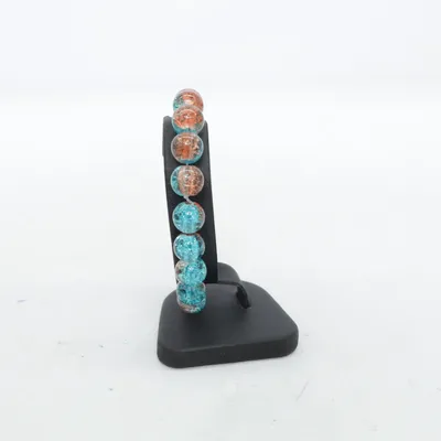 Bracelet (Bleu, Marron) Métal inconnu