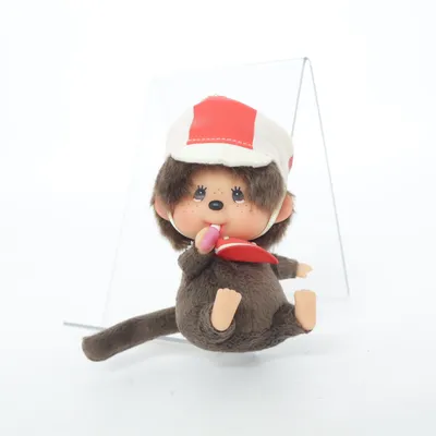 Peluche (Marron, Rouge, Blanc) de Monchhichi