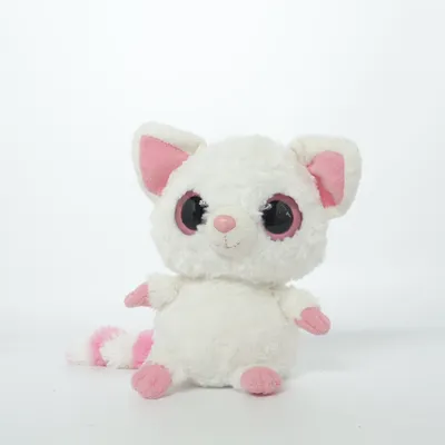 Peluche (Blanc, Rose) de Yoohoo & Friends Polyester, Polyuréthane