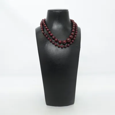 Halsband (Brun) från Myrorna Okänd metall