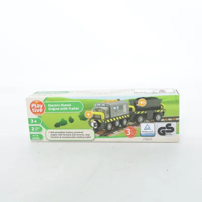 Legetøjstog (Electric Diesel Engine With Trailer) fra Playtive