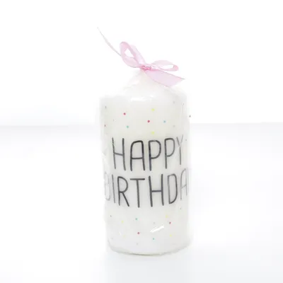 Pillar candle (White, Multicolored) from Boltze Home
