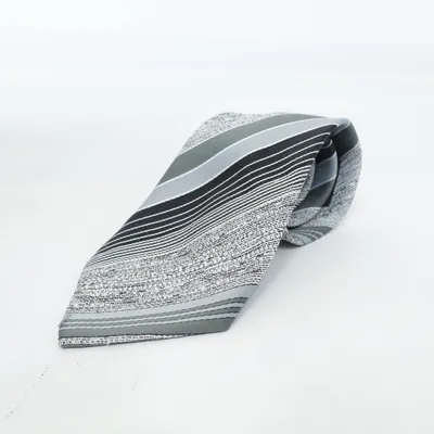 Tie (Gray, Black, White) from Diolen