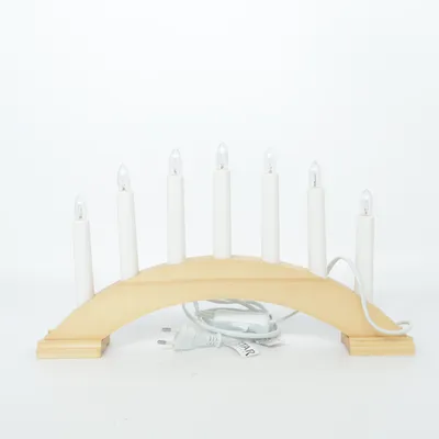 Elektrischer Adventsleuchter (Beige, Weiß) von Star Trading