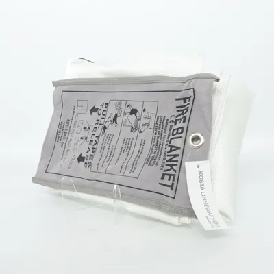 Feuerlöschdecke (Weiß) von Kosta Linnewäfveri