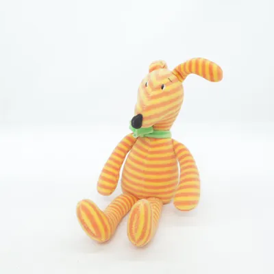 Zacht speeltje (Geel, Oranje, Meerkleurig) van Krabat Organisch katoen, Polyester