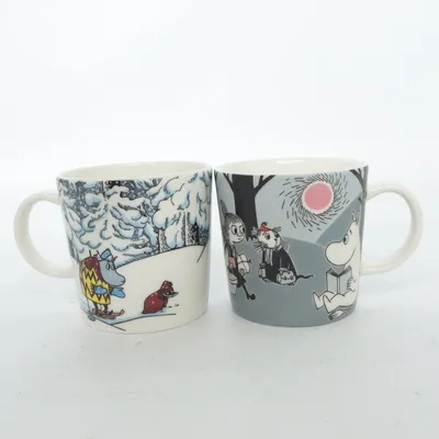 Mug (White, Multicolored) from Moomin by Arabia