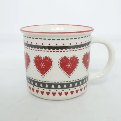 Mugg (Vit, Röd, Svart) från G. Wurm