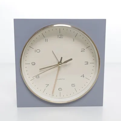 Bordsklocka (Grå, Guldfärgad) från Quartz  
